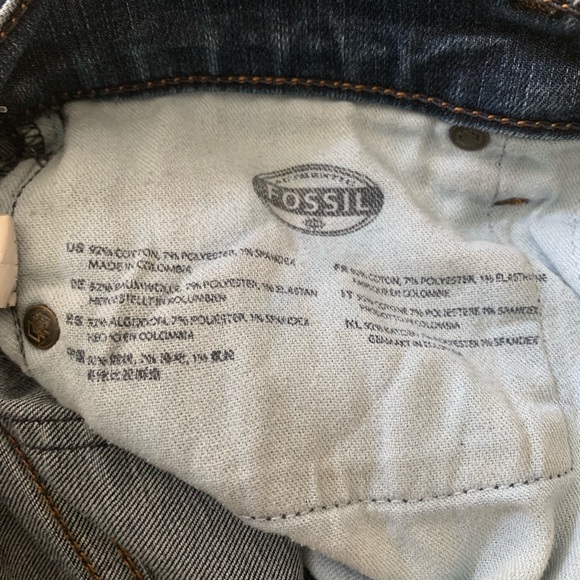 Fossil skinny jeans women’s size 28 - Picture 6 of 6